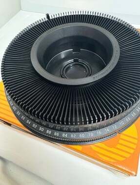 Kodak Carousel 140 Slide Tray – Opaque Black – Vintage 35mm Slide Holder